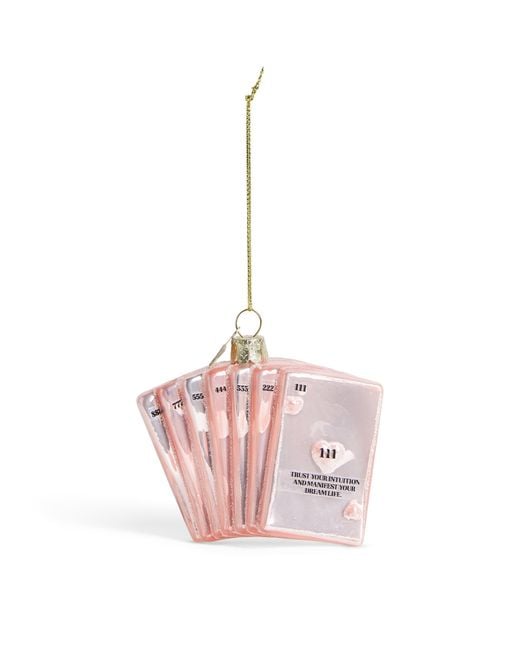 Harrods Pink Manifestation Cards Tree Decoration