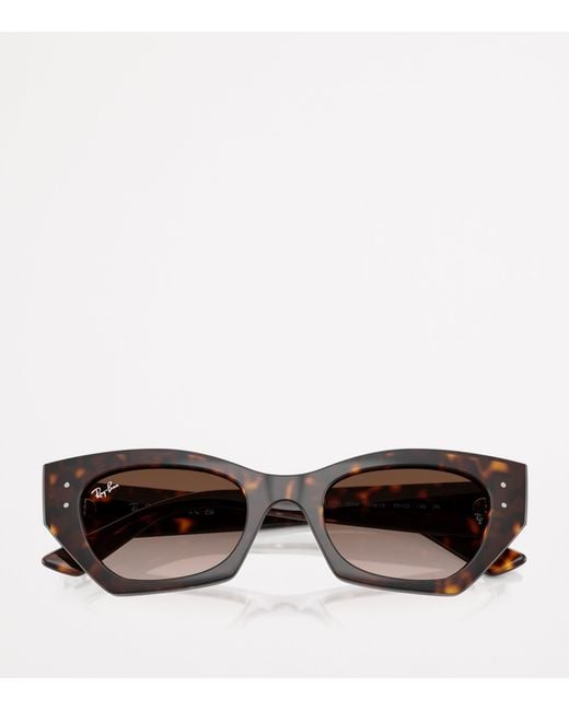 Ray-Ban Brown Rb4430 Zena Sunglasses