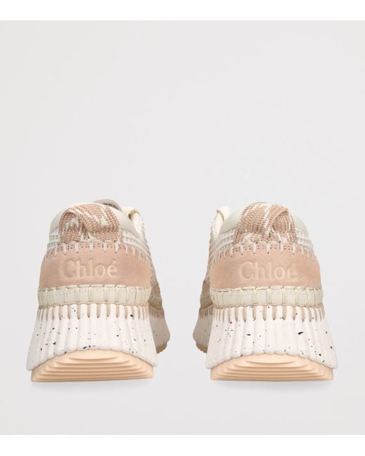 Chloé Natural Nama Runner Sneakers