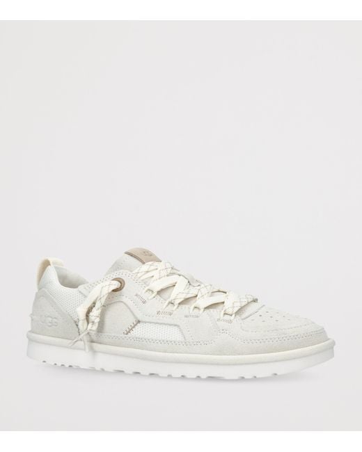 Ugg White Suede Minimel Sneakers for men