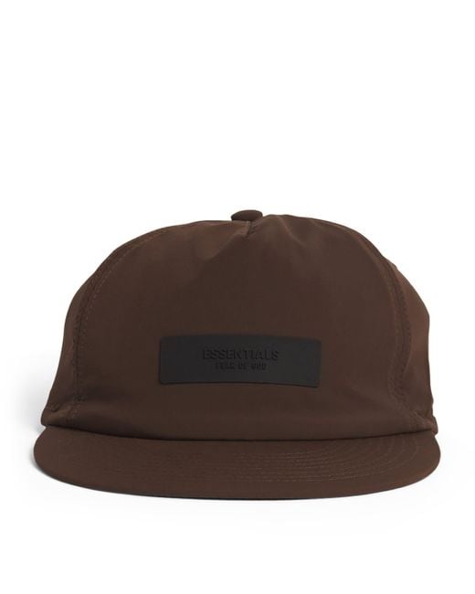 Fear Of God Brown Logo Baseball Cap