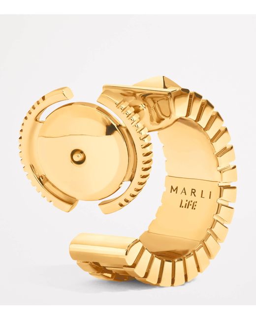 Marli New York Metallic Mini Life Hoop Earrings