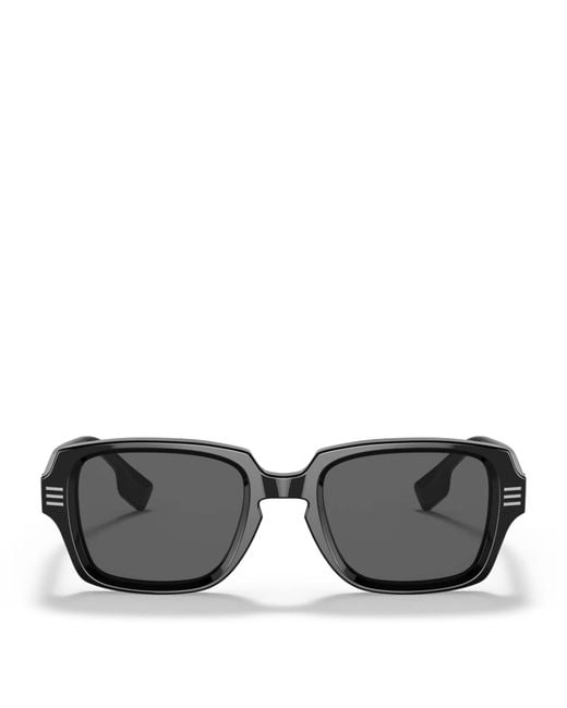 Burberry Gray Acetate Be4349 Sunglasses for men