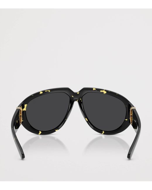 Burberry Gray Pilot Sunglasses