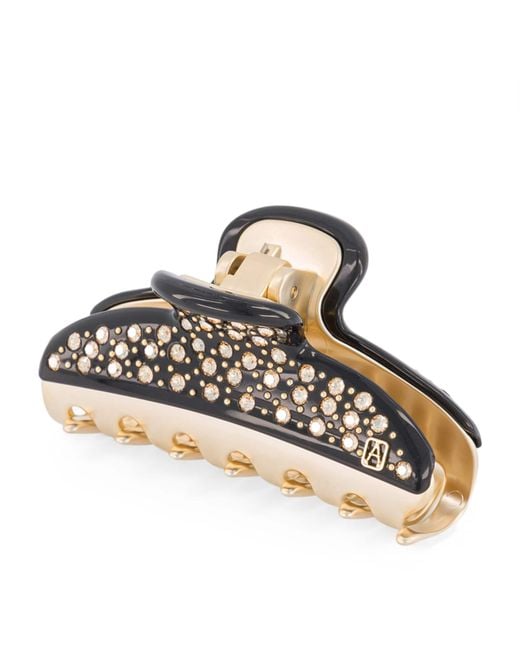 Alexandre De Paris Multicolor Plated Claw Hair Clip