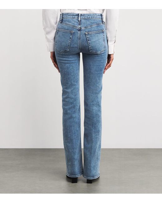 FRAME Blue The Reboot Bootcut Jeans