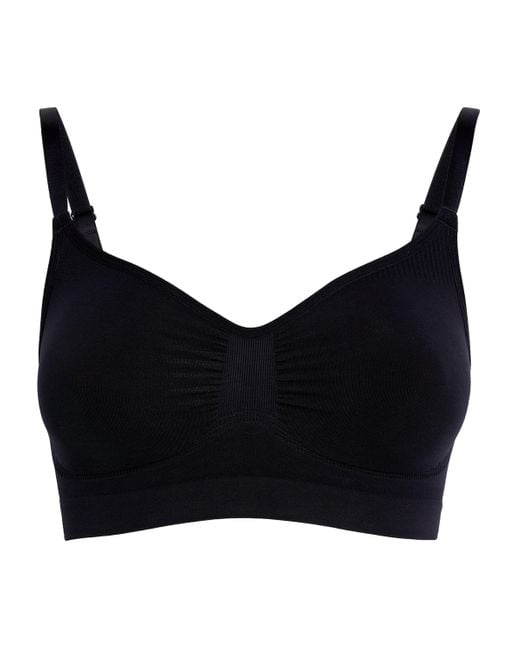 Skims Black Seamless Sculpt Bralette