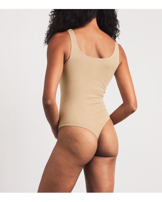 Wolford Natural Cotton-Blend Jamaika Bodysuit
