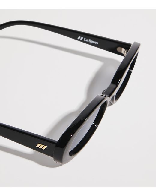 Le Specs Blue Oval Outta Love Sunglasses