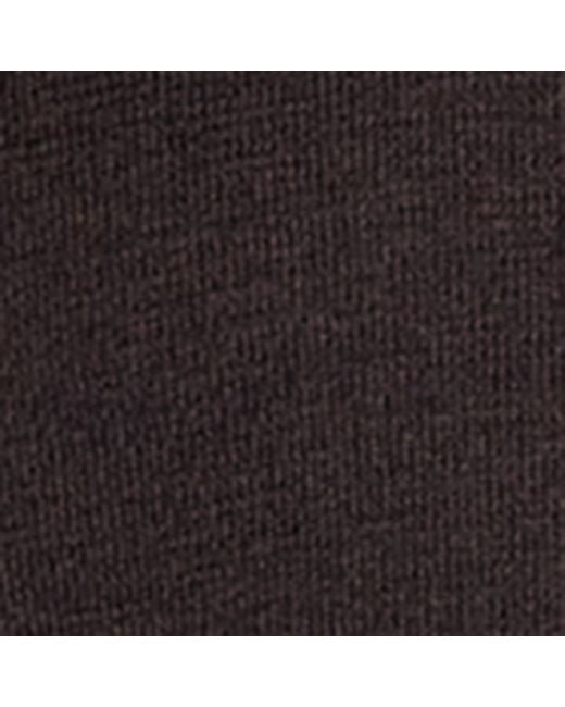 Lemaire Black Merino Wool-Blend V-Neck Sweater for men
