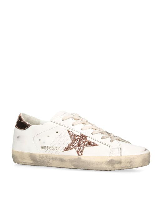 Golden Goose Deluxe Brand Natural Leather Supe-star Sneakers