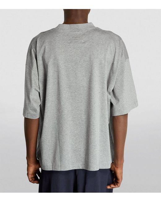 Studio Nicholson Gray Cotton T-shirt for men