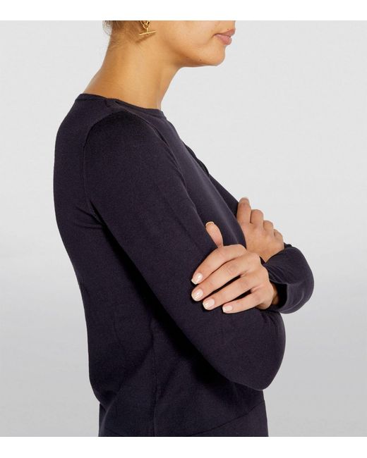 MAX&Co. Blue Boat-neck Sweater
