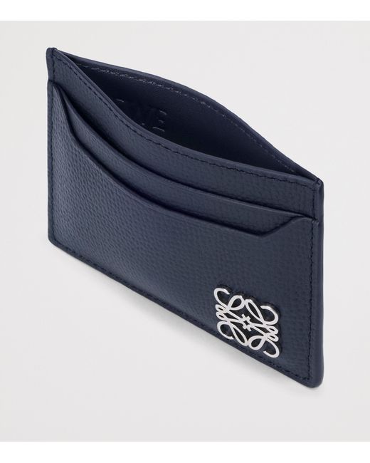 Loewe Blue Leather Anagram Card Holder