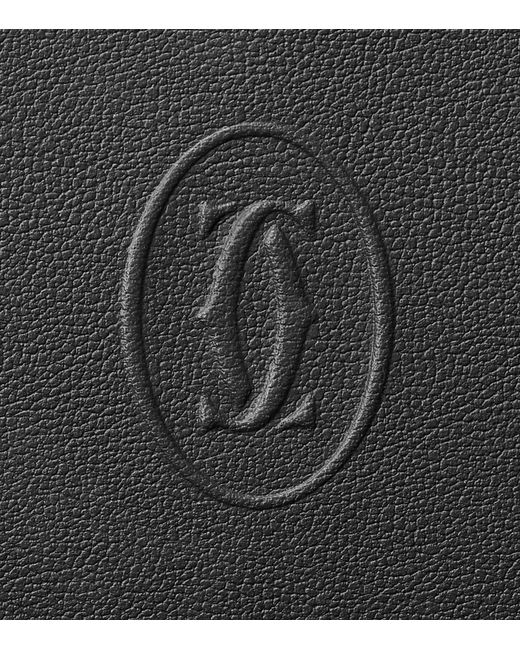 Cartier Black Leather Must Card Holder for men