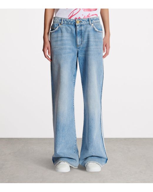 Balmain Blue Straight Jeans