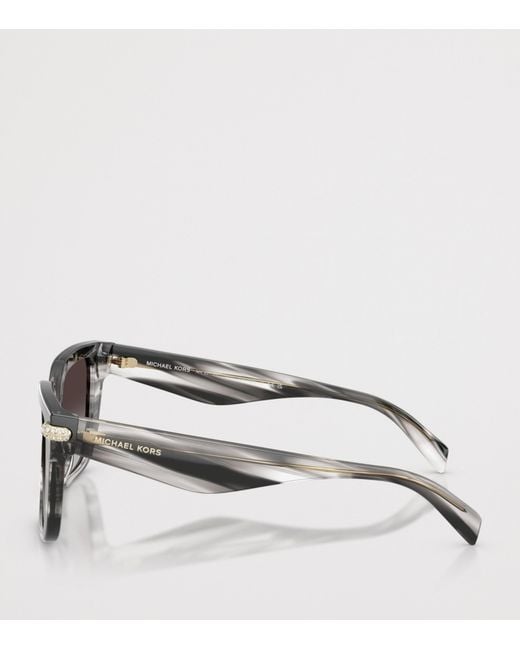 Michael Kors Gray Santo Domingo Square Sunglasses
