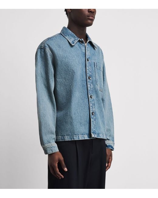 Rag & Bone Blue Denim Astor Overshirt for men