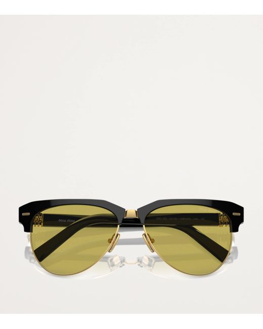Miu Miu Green Mu 09Zs Blk Shn Grn