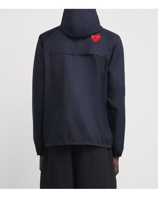 COMME DES GARÇONS PLAY Blue X K-Way Water-Resistant Jacket for men