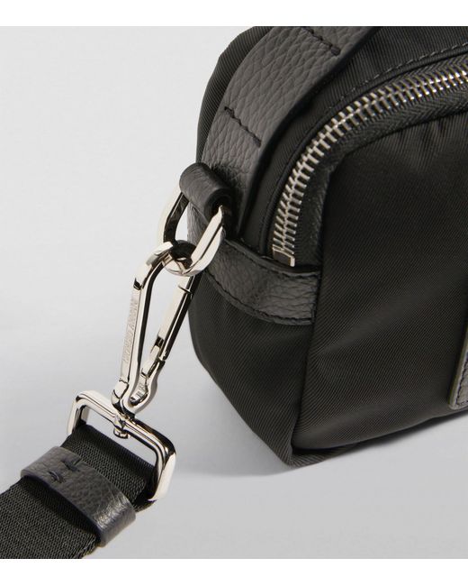 Giorgio Armani Black Mini Crossbody Bag for men