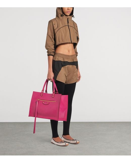 Balenciaga Brown Technical Cropped Jacket