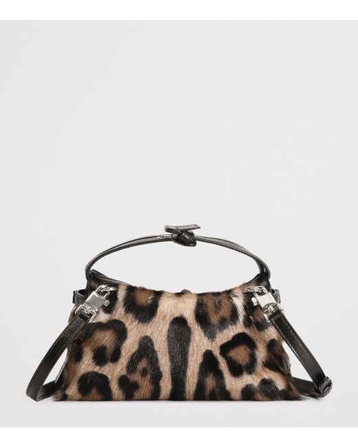 Dolce & Gabbana Black Goat Hair Vittoria Top-Handle Bag