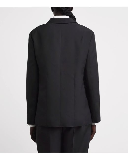 Jil Sander Black Wool Gabardine Blazer