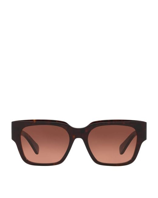 Chloé Brown Square Sunglasses