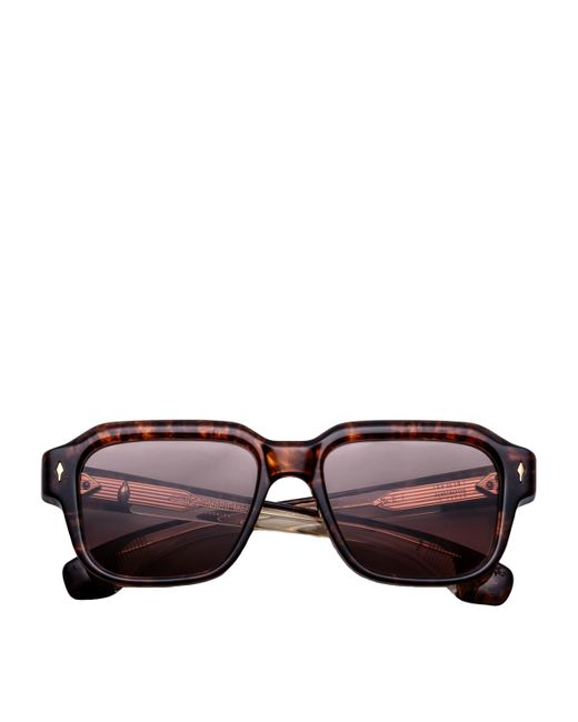 Jacques Marie Mage Brown Acetate Vivienne Sunglasses for men