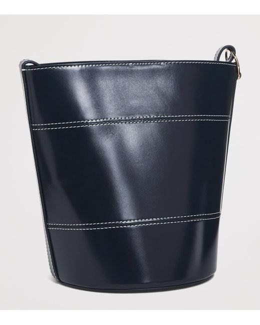 Claudie Pierlot Blue Calfskin Bucket Bag