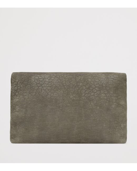 Saint Laurent Gray Large Cassandre Envelope Pouch