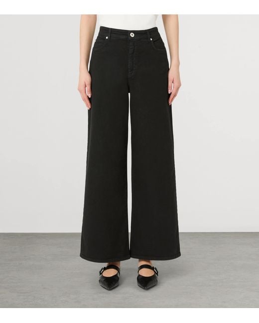 Weekend by Maxmara Black Wide-Leg Jeans