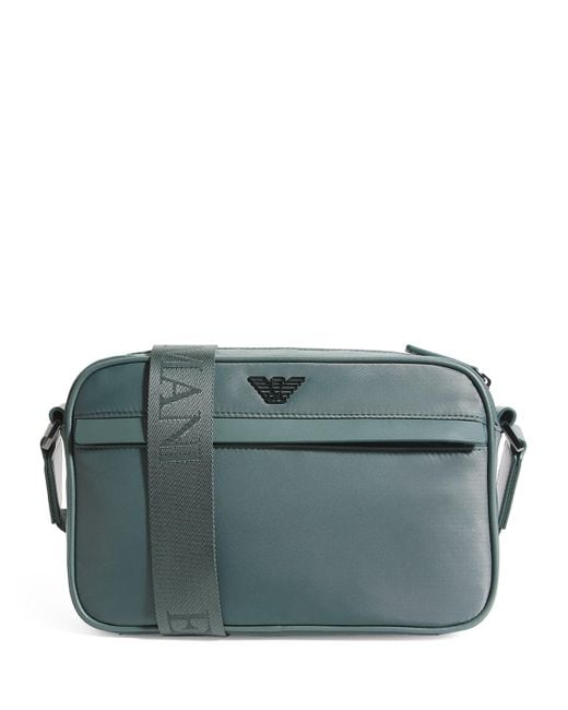 Emporio Armani Green Padded Camera Bag for men