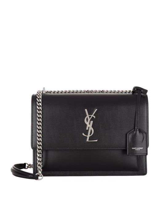 Saint Laurent Black Medium Sunset Shoulder Bag