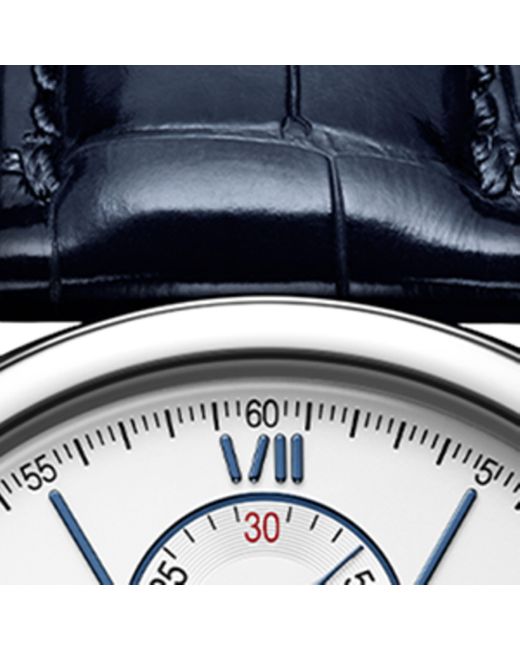 Iwc Blue Stainless Steel Portofino Chronograph Watch for men