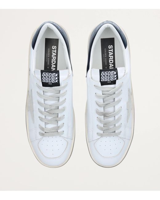 Golden Goose Deluxe Brand White Leather Stardan Sneakers for men