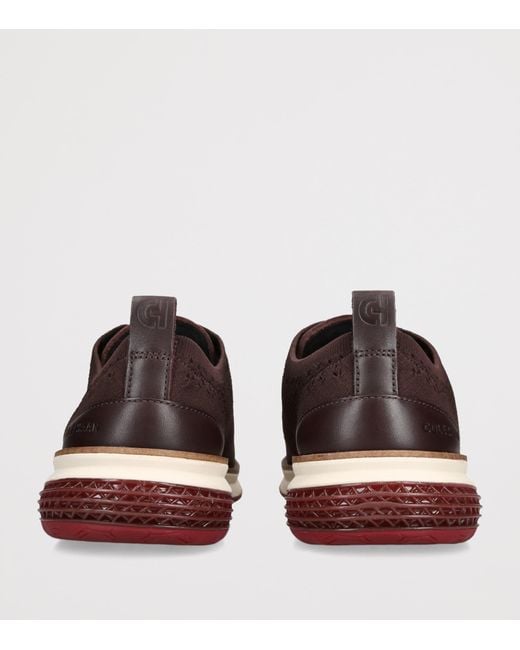 Cole Haan Brown Øriginalgrand Energyweave Stitchlite Oxford Sneakers for men
