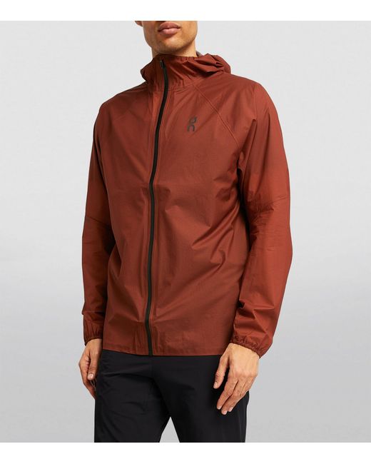 On Shoes Brown Ultra Zip-up Jacket for men