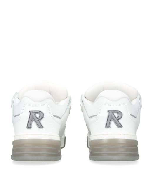 Represent White Leather Studio Sneakers for men