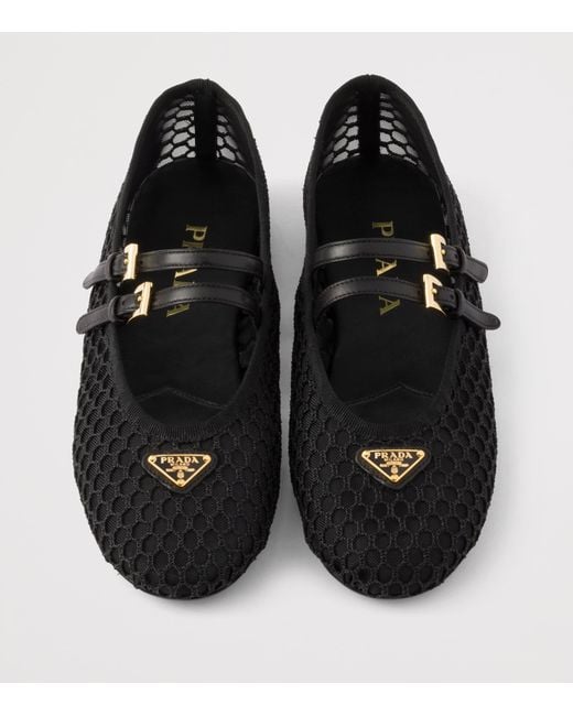 Prada Black Ballet Flats