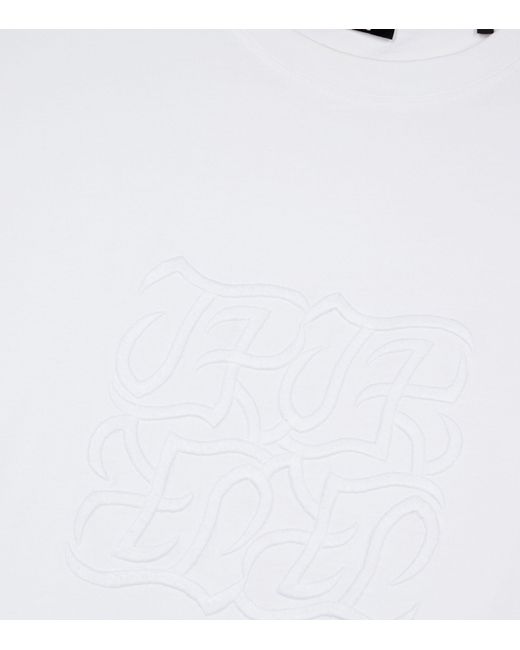 The Kooples White Cotton Logo-embroidered T-shirt for men