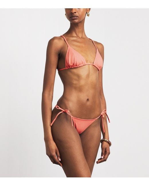 Eres Pink Malou String Bikini Bottoms