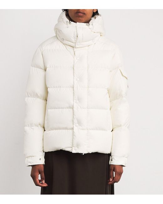 Moncler White Down Maya Puffer Jacket