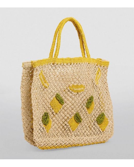 The Jacksons Yellow Small Lemon Tote Bag