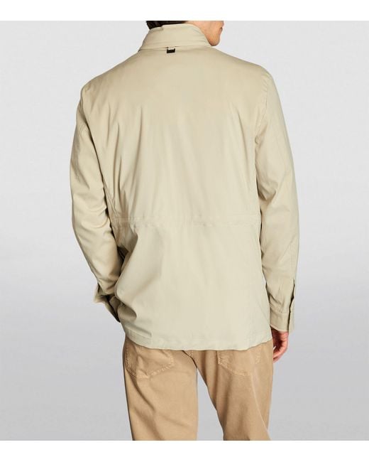 Corneliani Natural Virgin Wool-blend Field Jacket for men