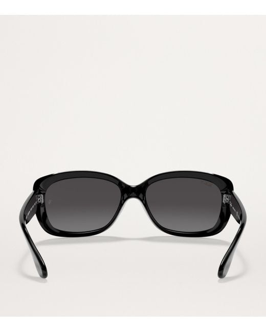 70s Retro Oversized Square Butterfly Sunglasses - Jackie O Style, UV400, Black/Brown/Gray Lenses