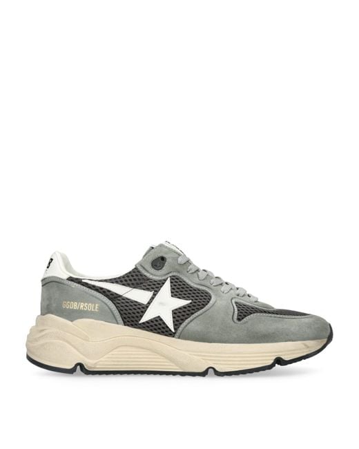 Golden Goose Deluxe Brand Green Running Sole Sneakers for men