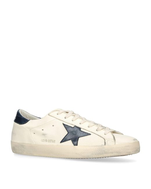 Golden Goose Deluxe Brand Natural Leather Super-Star Sneakers for men