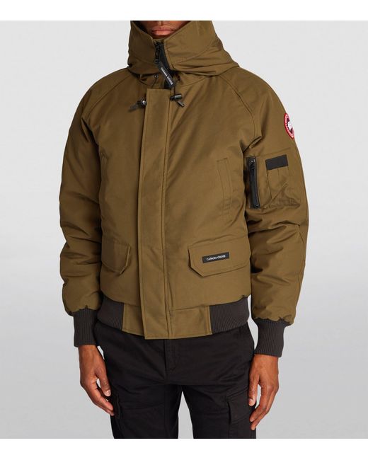 Canada Goose Green Chilliwack Bomber Jacket for men